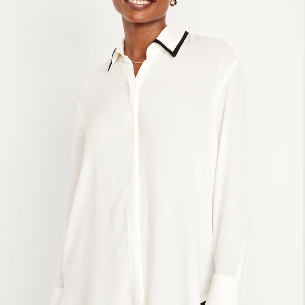 New Never Worn White Button Down Dress Shirt